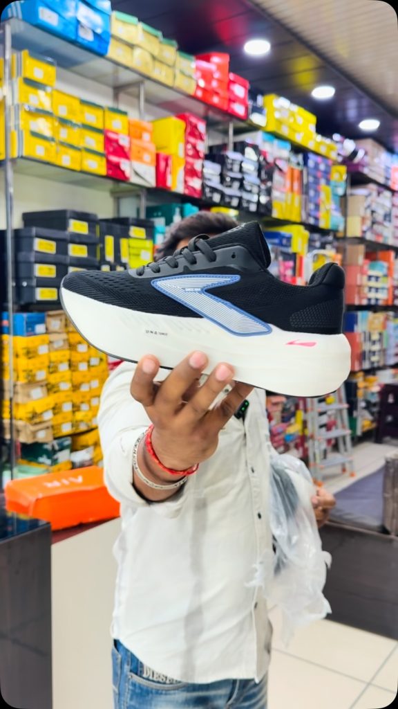 Men’s Sports Running Shoes – Black & Blue