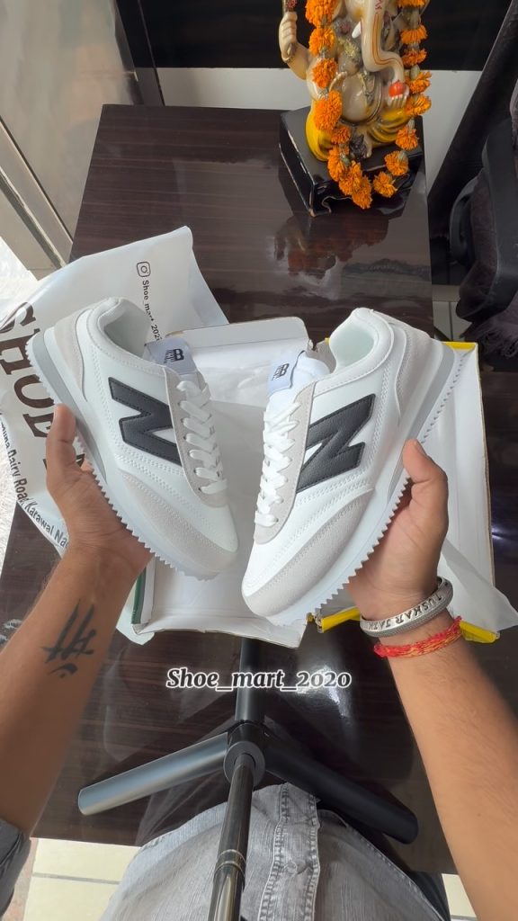 Men’s Casual Sneakers – White & Black
